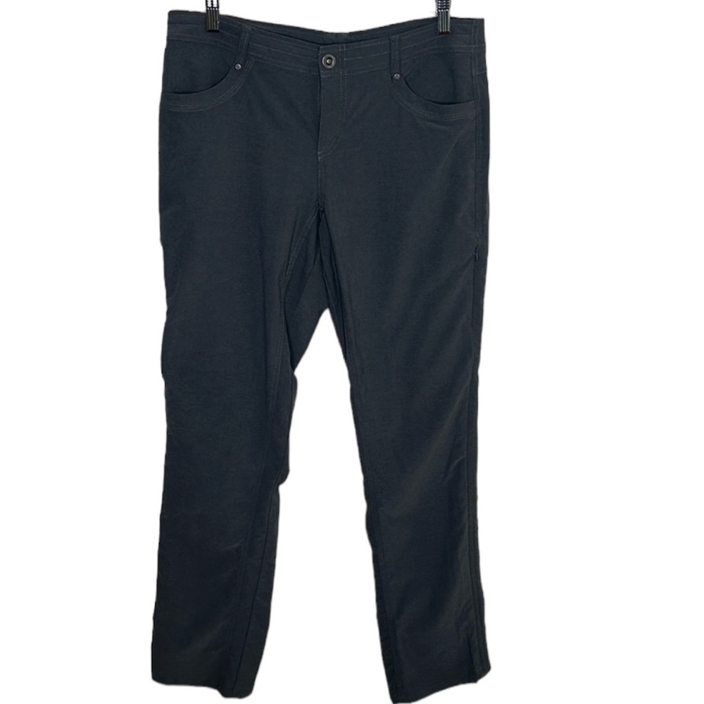 Kuhl Grey Side Zipper Pocket Drawstring Pants Women Size 10